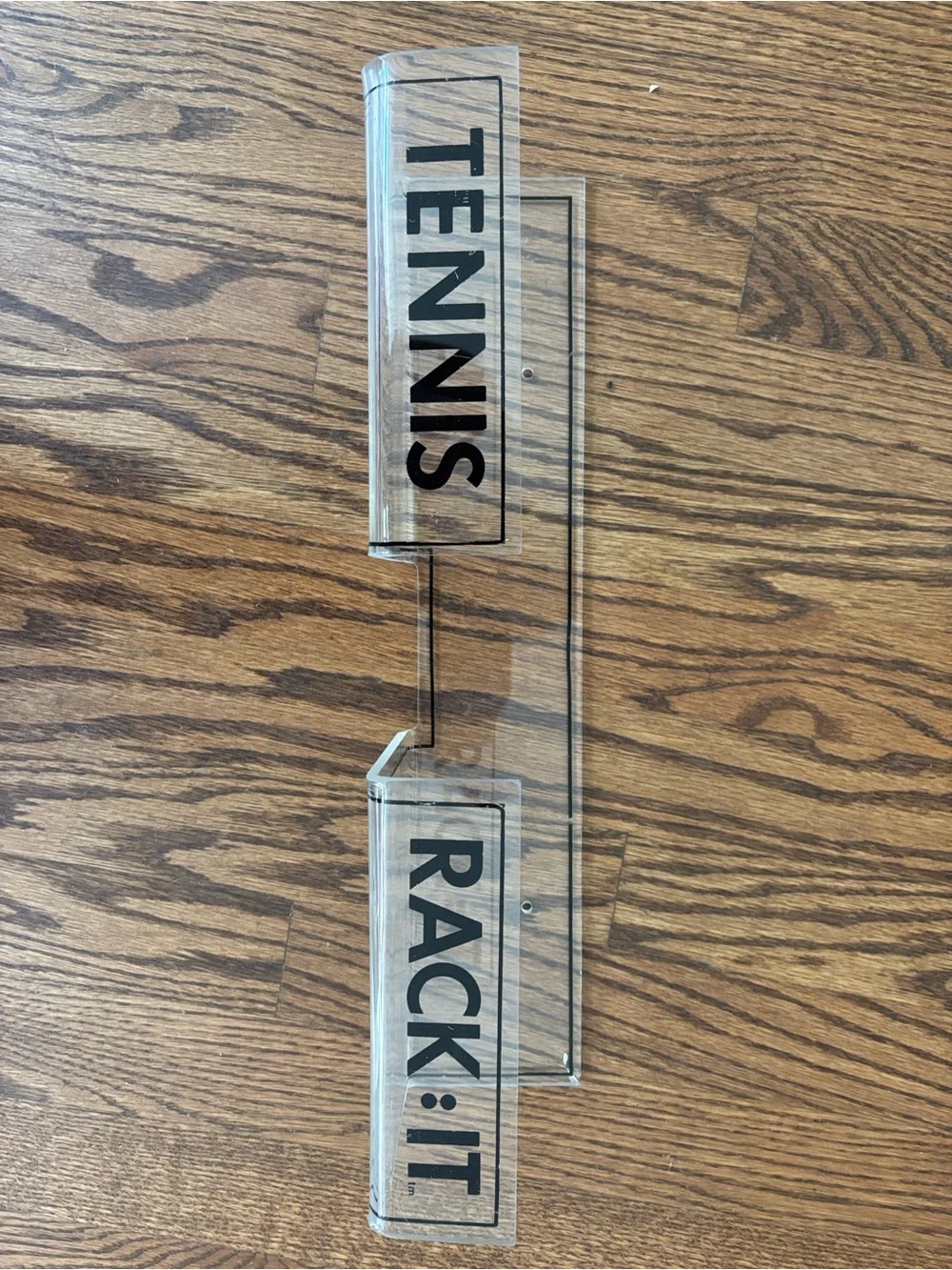 Lucite Tennis Rack-it Wall hanging organizer